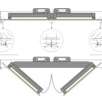 Шагма двустворчатый 1000x1200 мм