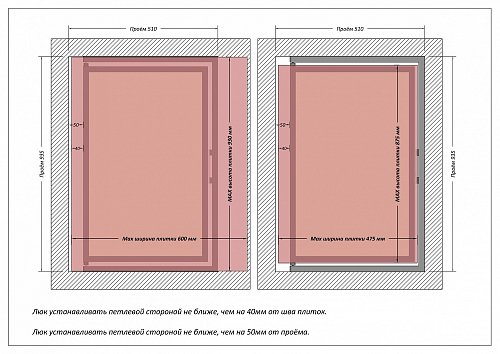 Люк Шагма 500x900 мм