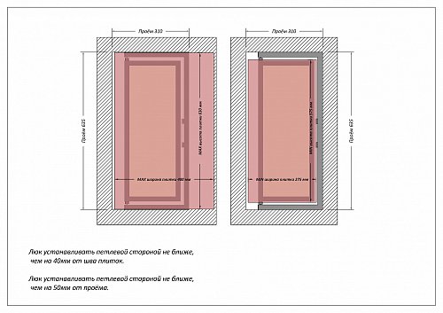 Люк Шагма 300x600 мм
