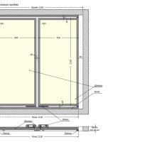 Шагма двустворчатый 1200x1200 мм