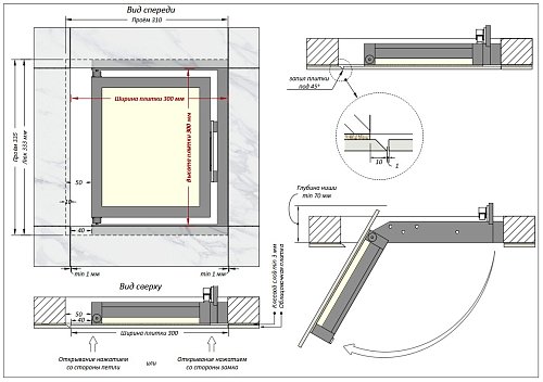 Люк Шагма 300x300 мм